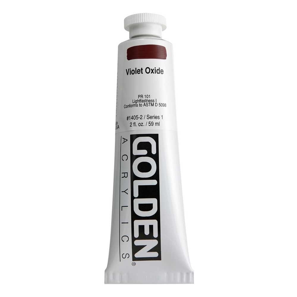 Golden Heavy Body Acrylic Tube 2oz Violet Oxide